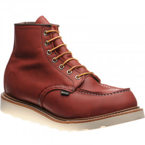 Red Wing 6-Inch Classic Moc rubber-soled boots in Russet Taos (Irish Setter) 