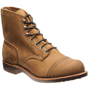 Red Wing Iron Ranger rubber-soled boots in Hawthorne Muleskinner 