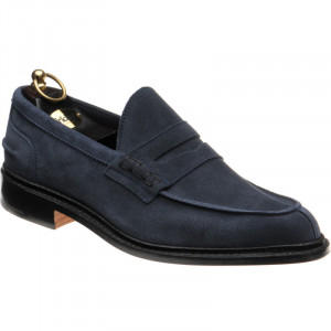 Trickers Adam loafers in Denim Suede 