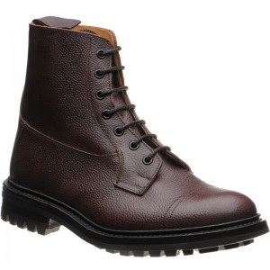 Trickers Grassmere rubber-soled boots in Brown Zug 