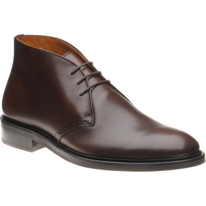 Wildsmith Model 12 rubber-soled Chukka boots in Dark Brown Calf 