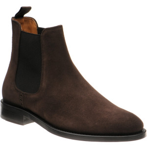 Wildsmith Model 170 rubber-soled Chelsea boots in Dark Brown Suede 