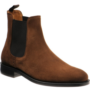 Wildsmith Model 170 rubber-soled Chelsea boots in Tobacco Suede 