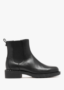 ASH Fancy Black Leather Chelsea Boots