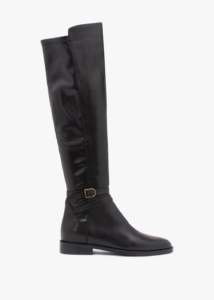 DANIEL Laren Black Leather Knee Boots