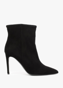 DANIEL Nully Black Suede High Heel Ankle Boots