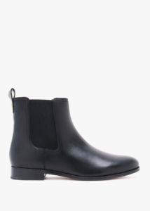 LAUREN RALPH LAUREN Brylee Black Leather Chelsea Boots
