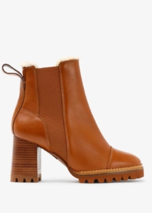 SEE BY CHLOE SBC Mallory Sherling Lined Chelsea Boots