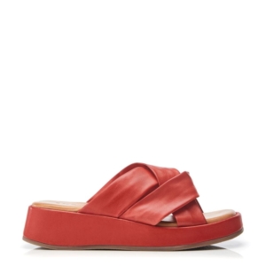 Moda In Pelle Sh Grana Red Leather 38 