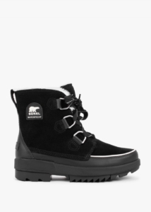 SOREL Torino II Parc Shearling Black Leather Waterproof Boots