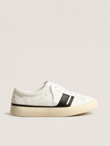 Golden Goose - Yatay Model 1b Sustainable Sneakers With White Bio-based Upper And Black Y, Woman, 