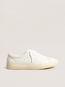 Golden Goose - Yatay Model 1b Sustainable Sneakers With White Bio-based Upper And White Y, Woman, 
