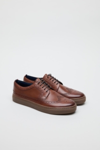 Ben Sherman Preston Leather Men's Reddish Brown Lace-Up Shoes