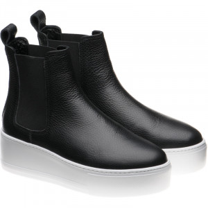Herring Maggiore ladies rubber-soled Chelsea boots in Black Grain 