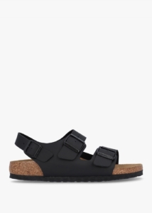 BIRKENSTOCK Milano Black Birko-Flor Sandals Colour: Bke, 