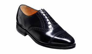 Barker Alfred - Black Hi-Shine Brogues