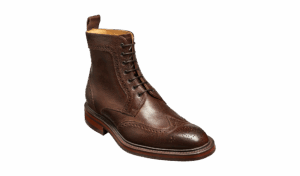 Barker Calder - Dark Brown Grain Boots