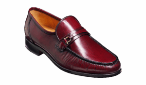 Barker Wade - Burgundy Kid Loafers Moccasin