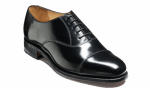 Barker Luton - Black Hi-Shine Oxfords