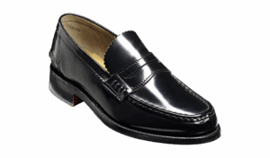 Barker Caruso - Black Hi-Shine Loafers