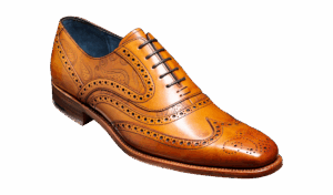 Barker McClean - Cedar Calf / Paisley Laser Brogues