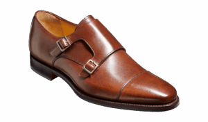 Barker Edison - Dark Walnut Calf Monks