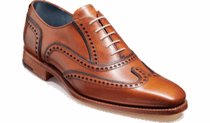 Barker Spencer - Antique Rosewood / Navy Calf 