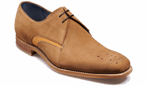 Barker Sullivan - Tan Suede Cedar Stain Derbys
