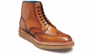 Barker Terry - Rosewood Hand Painted Brogues Boots