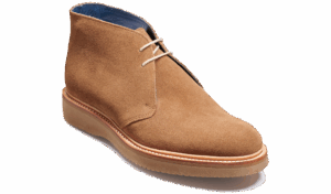 Barker Ted - Beige Suede Derbys Boots