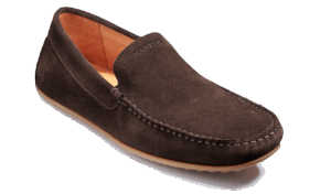 Barker Stirling - Dark Brown Suede