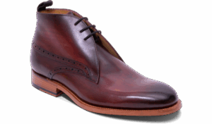 Barker Tyne - Hand Brushed Burgundy Boots