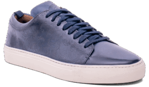 Barker Paisely - Navy Hand Painted