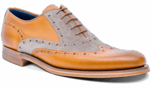 Barker Abingdon - Cedar Calf Polo Suede Brogues