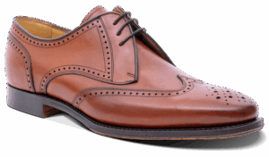 Barker Bakewell - Chestnut Calf Derbys