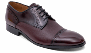 Barker Ashbourne - Burgundy Hi-Shine/Grain Derbys