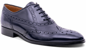 Barker Bampton - Navy Hi-Shine/Grain 