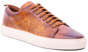 Barker Paisely - Cedar Hand Painted