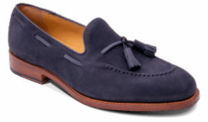 Barker Severn - Navy Nubuck Loafers