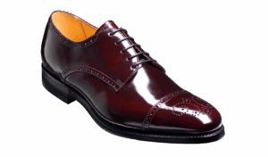 Barker Perth - Burgundy Hi-Shine Derbys
