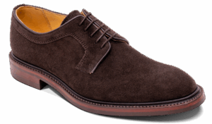 Barker Kirkby - Dark Brown Suede Derbys