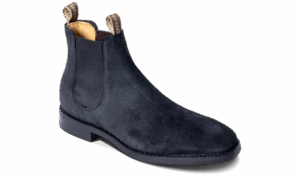 Barker Sutton - Black Waxy Suede Boots