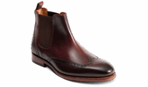 Barker Mersey - Burgundy Hand Patina Brogues Boots