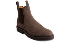 Barker Camborne - Brown Waxy Suede Boots