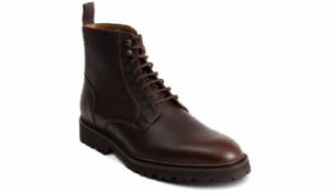 Barker Newquay - Brown Pull Up Grain Boots
