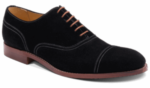 Barker Niven - Black Suede