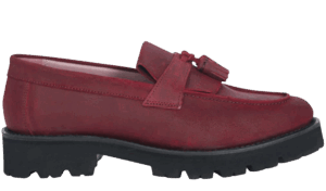 Tia - Burgundy Waxy Suede, 9.5 / D