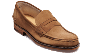 Barker Caruso - Beige Suede Loafers
