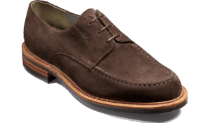 Barker Wilson - Bitter Chocolate Suede Derbys