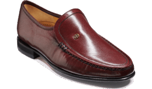 Barker Valencia - Burgundy Kid Moccasin